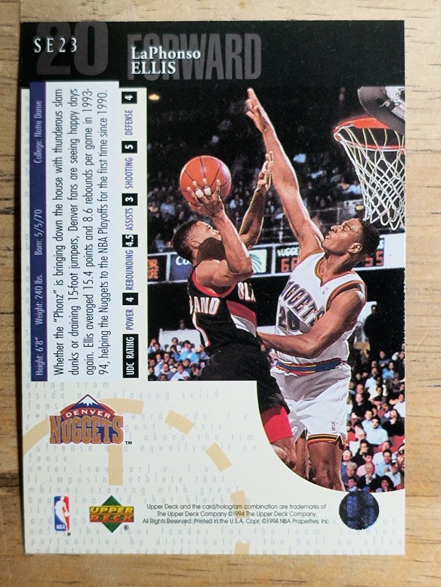 1994-95 Upper Deck Special Edition #23 LaPhonso Ellis