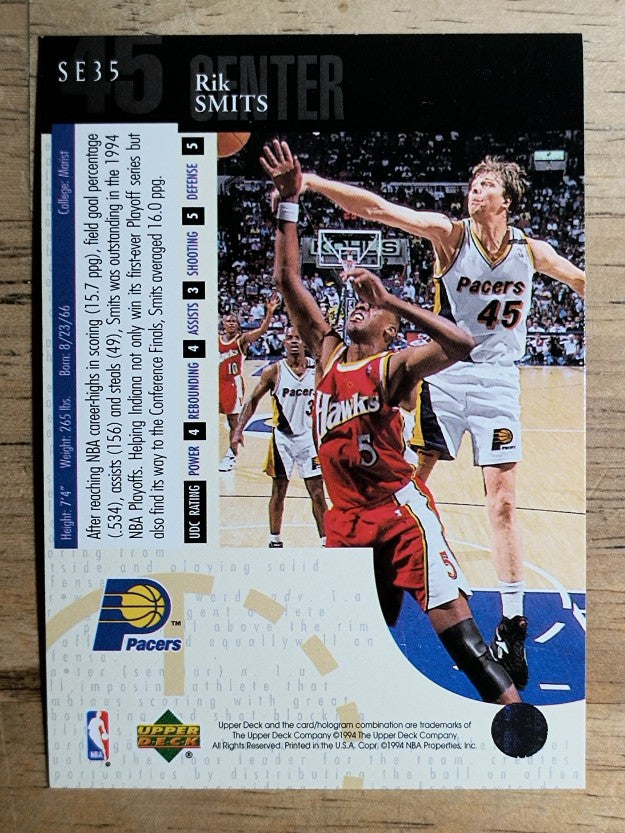 1994-95 Upper Deck Special Edition #35 Rik Smits