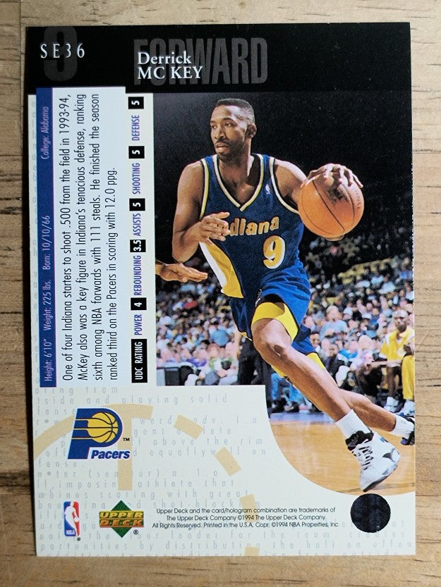 1994-95 Upper Deck Special Edition #36 Derrick McKey