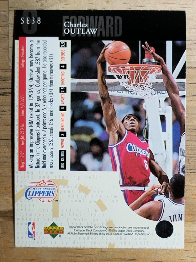 1994-95 Upper Deck Special Edition #38 Bo Outlaw