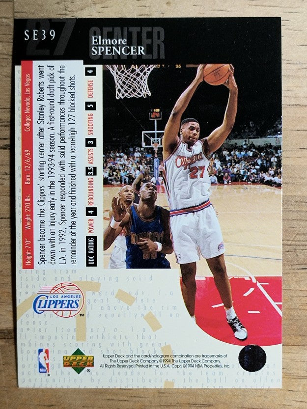 1994-95 Upper Deck Special Edition #39 Elmore Spencer