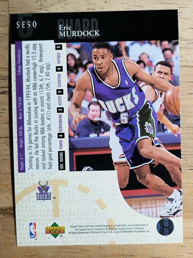 1994-95 Upper Deck Special Edition #50 Eric Murdock
