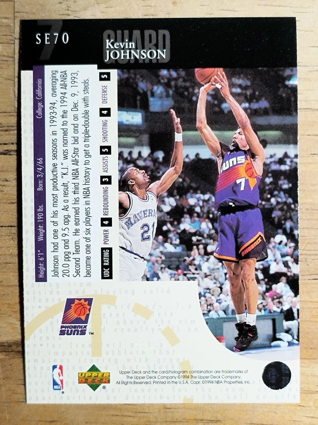 1994-95 Upper Deck Special Edition #70 Kevin Johnson