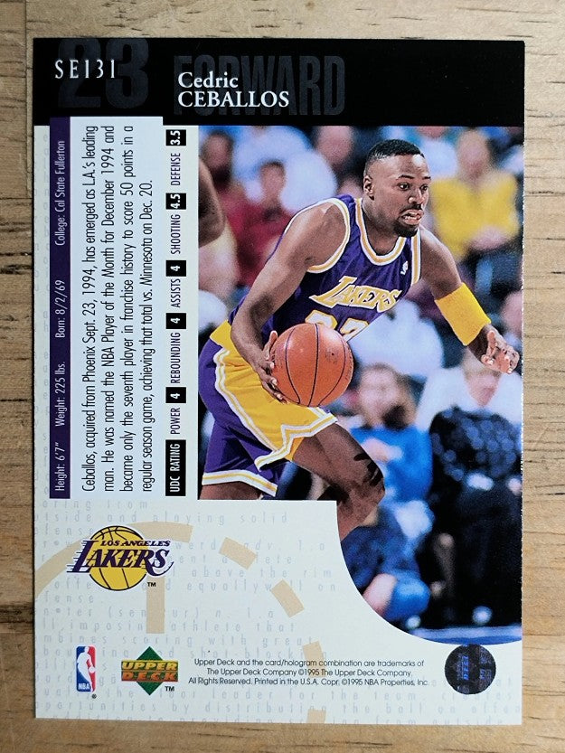 1994-95 Upper Deck Special Edition #131 Cedric Ceballos