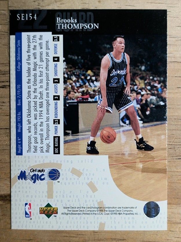 1994-95 Upper Deck Special Edition #154 Brooks Thompson