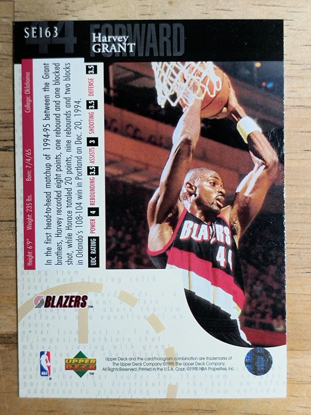 1994-95 Upper Deck Special Edition #163 Harvey Grant