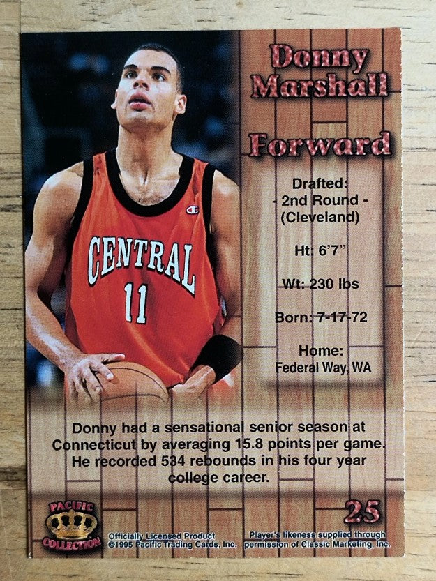 1995 Pacific Prisms #25 Donny Marshall