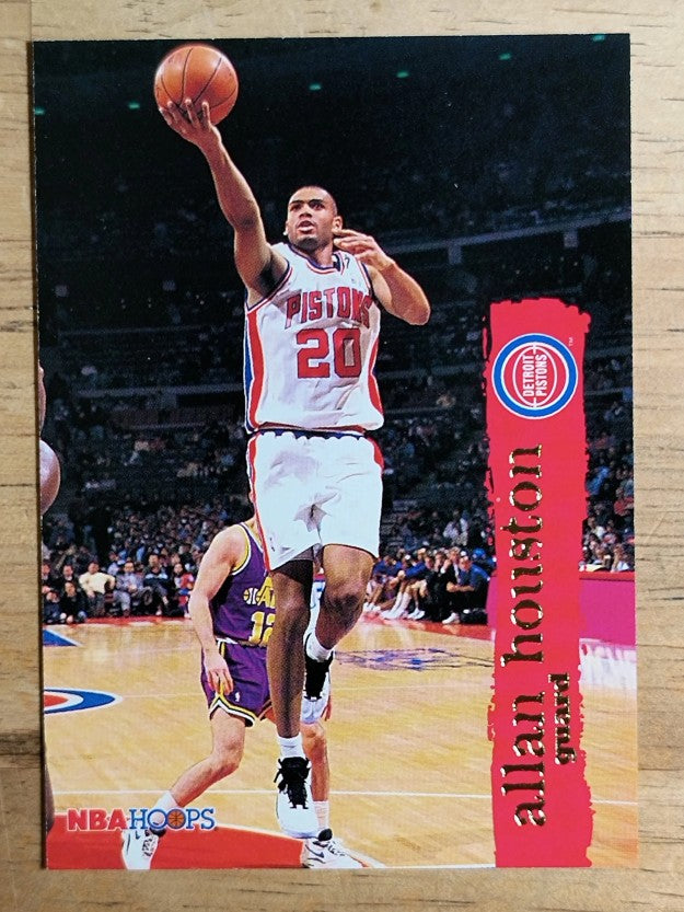 1995-96 Hoops #47 Allan Houston