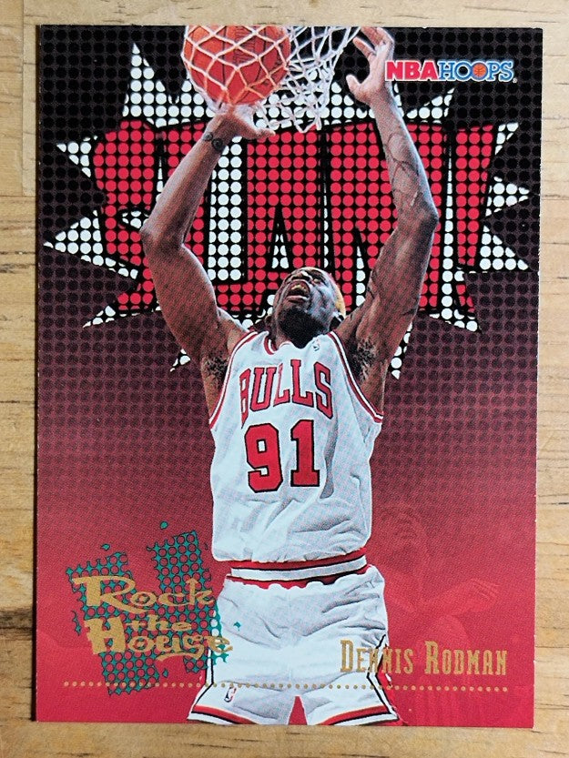 1995-96 Hoops #376 Dennis Rodman RH