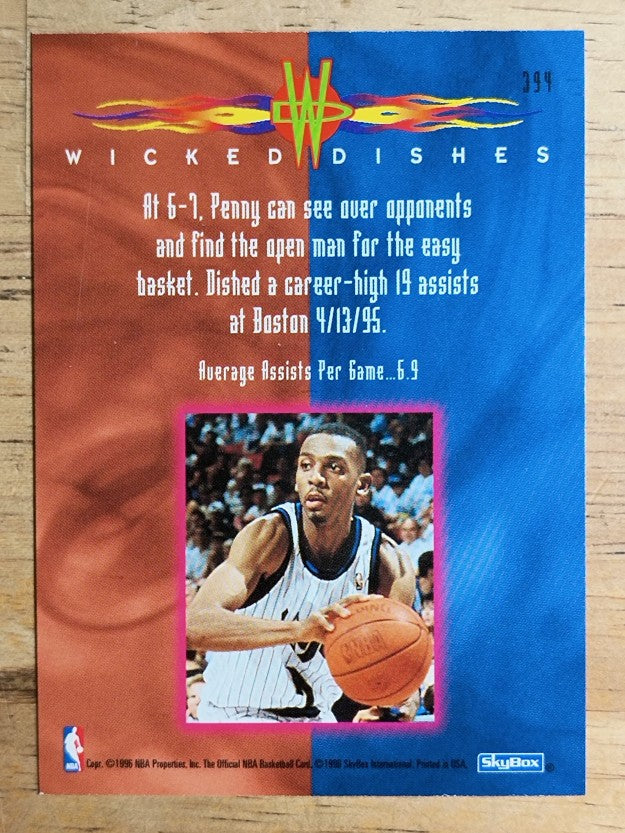 1995-96 Hoops #394 Anfernee Hardaway WD