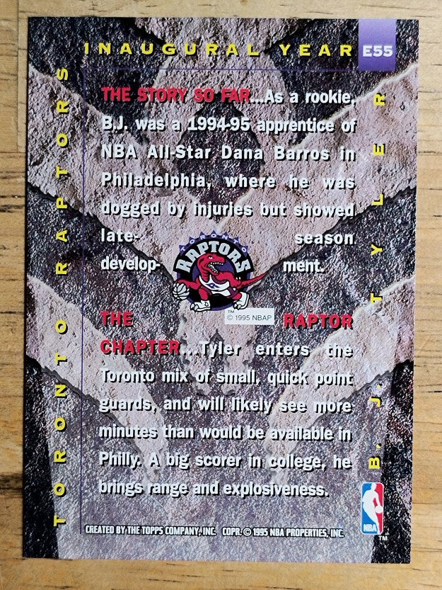 1995-96 Stadium Club #55R B.J. Tyler EXP Red