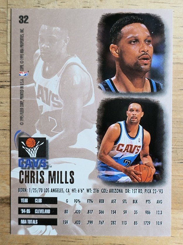 1995-96 Ultra #32 Chris Mills