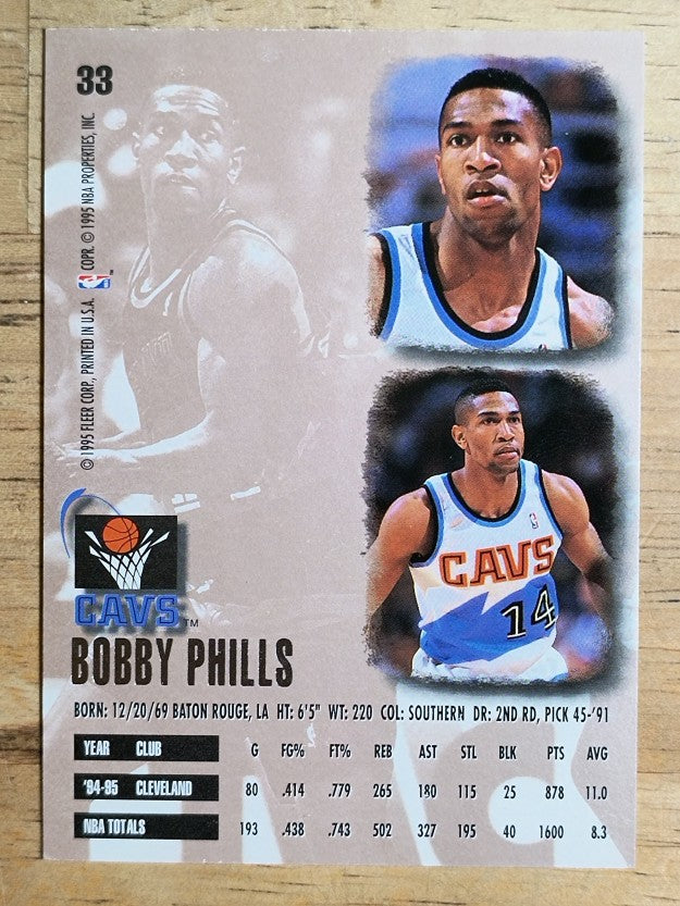 1995-96 Ultra #33 Bobby Phills