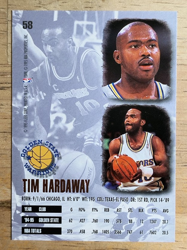 1995-96 Ultra #58 Tim Hardaway