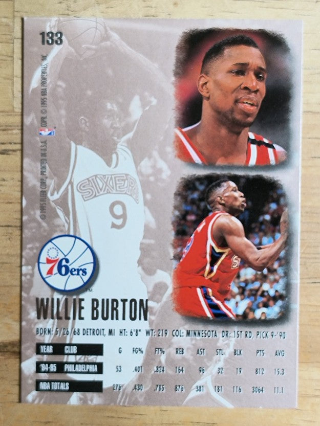 1995-96 Ultra #133 Willie Burton