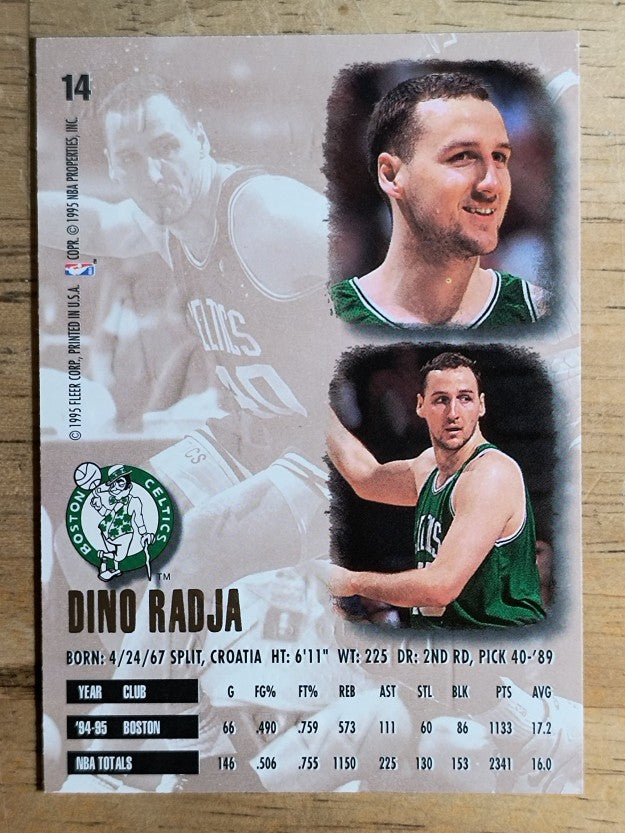 1995-96 Ultra Gold Medallion #14 Dino Radja