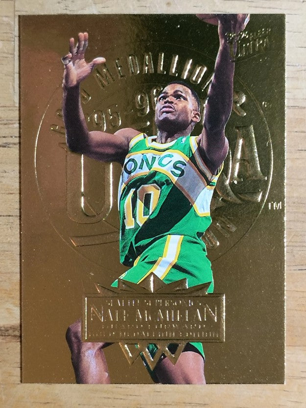 1995-96 Ultra Gold Medallion #173 Nate McMillan