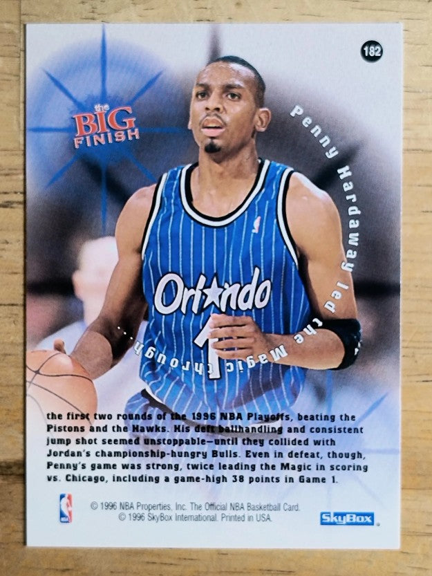 1996-97 Hoops #182 Anfernee Hardaway BF