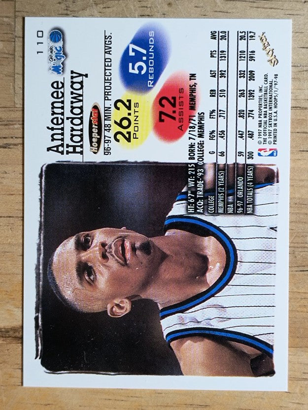 1997-98 Hoops #110 Anfernee Hardaway