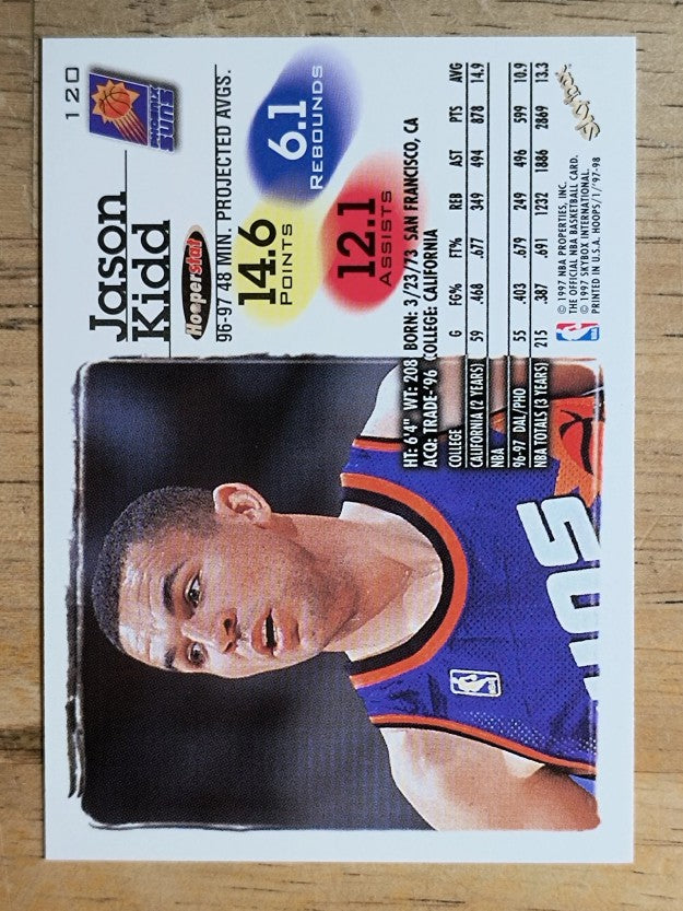 1997-98 Hoops #120 Jason Kidd