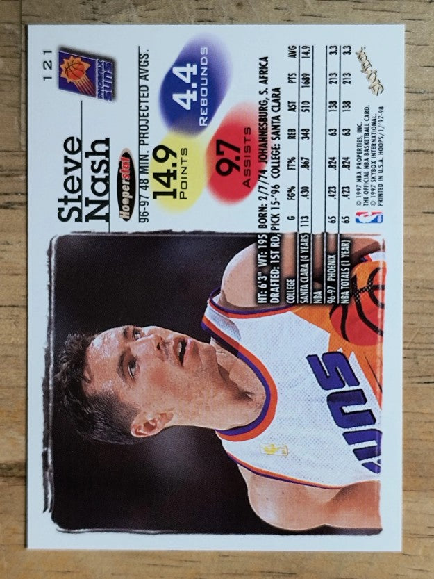 1997-98 Hoops #121 Steve Nash