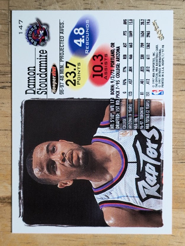 1997-98 Hoops #147 Damon Stoudamire