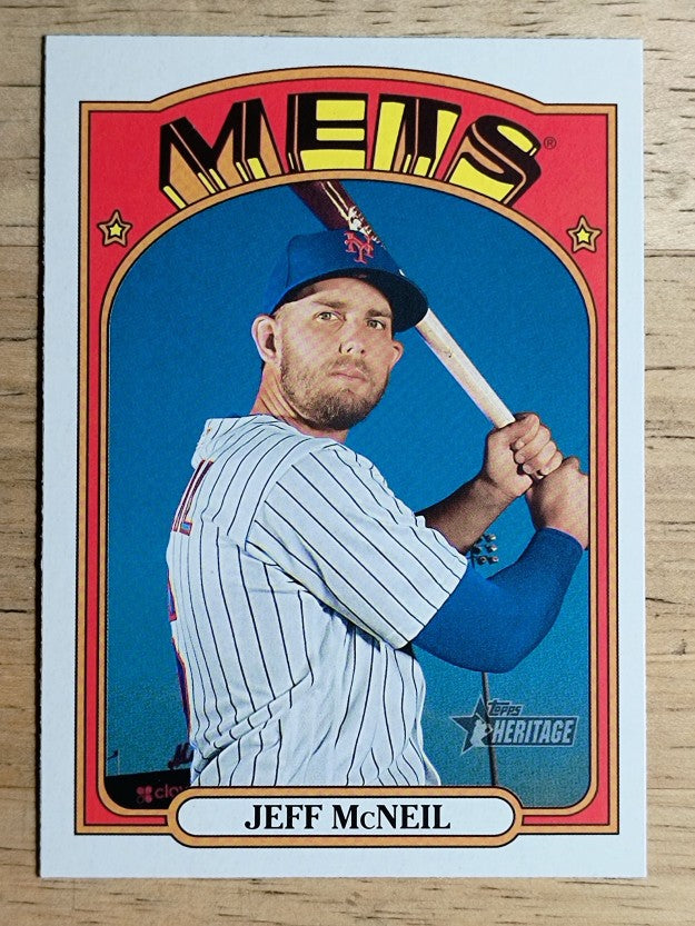 2021 Topps Heritage #316 Jeff McNeil