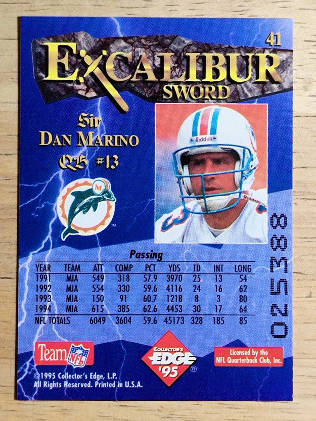 1995 Excalibur #41 Dan Marino