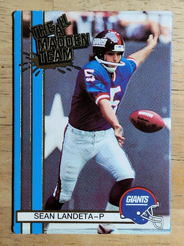 1990 Action Packed All-Madden #14 Sean Landeta