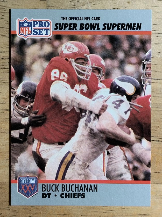 1990-91 Pro Set Super Bowl 160 #81 Buck Buchanan