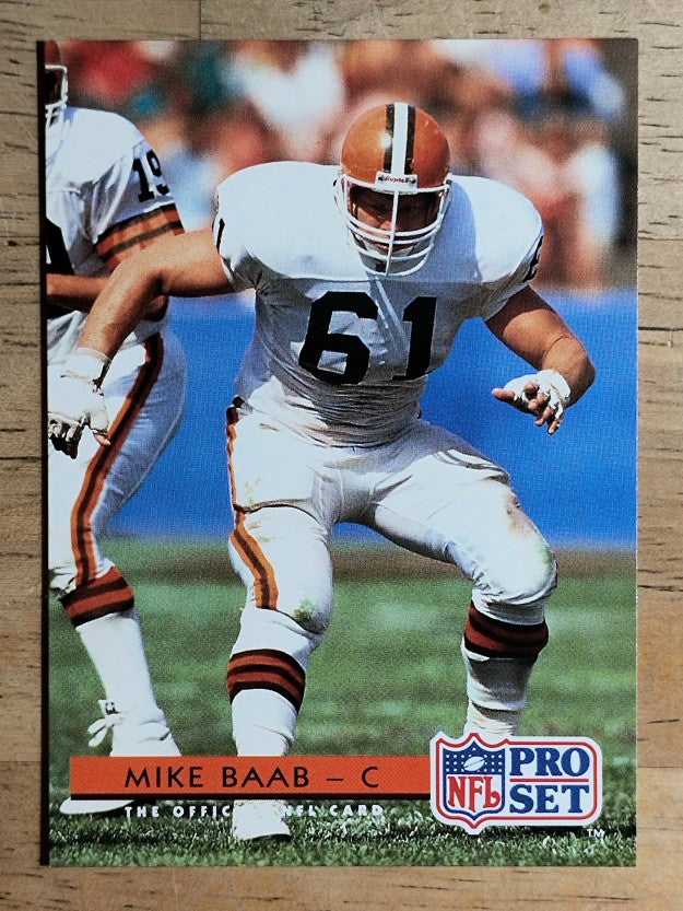 1992 Pro Set #136 Mike Baab