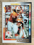 1992 Wild Card #450 Santana Dotson RC
