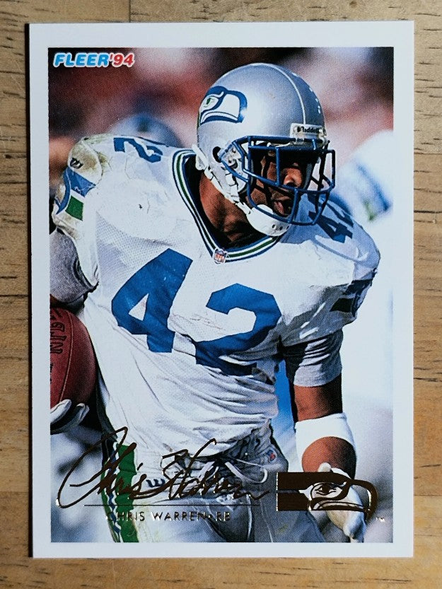 1994 Fleer #444 Chris Warren