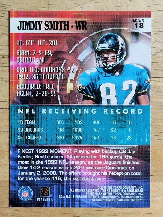 2000 Finest #18 Jimmy Smith