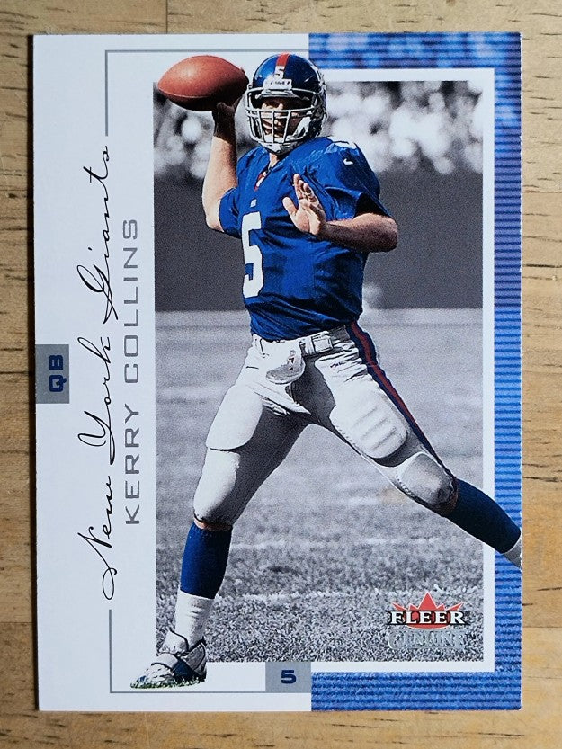 2001 Fleer Genuine #98 Kerry Collins