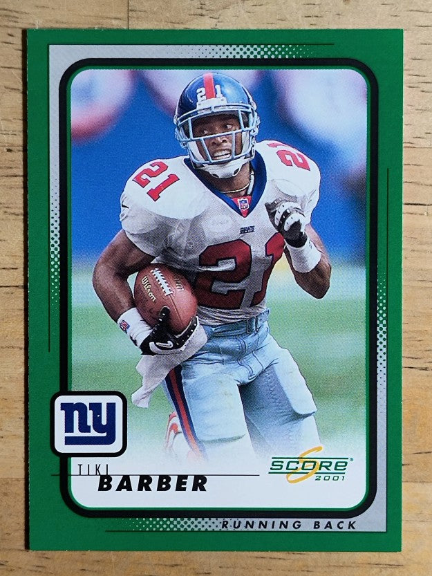 2001 Score #141 Tiki Barber