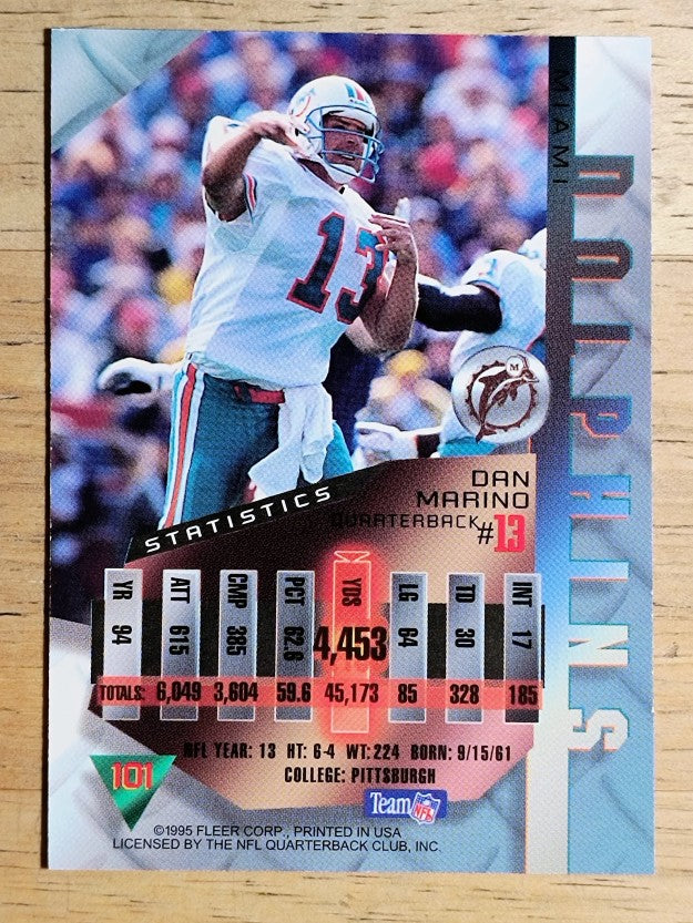 1995 Metal #101 Dan Marino
