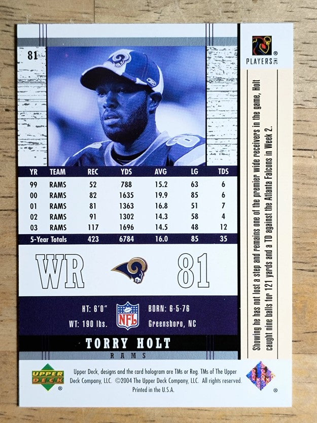 2004 Upper Deck Legends #81 Torry Holt