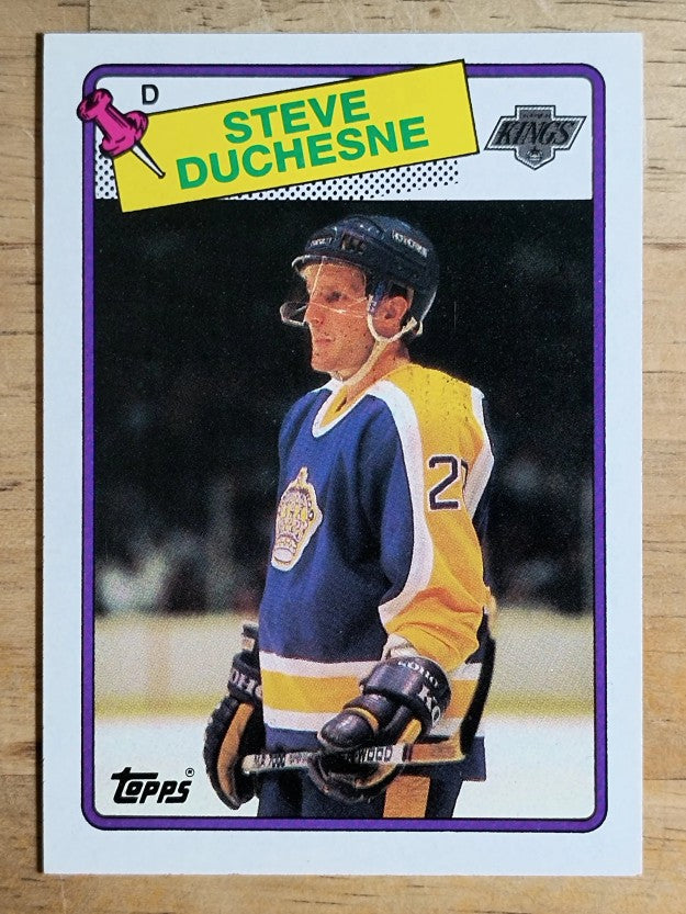 1988-89 Topps #182 Steve Duchesne DP RC