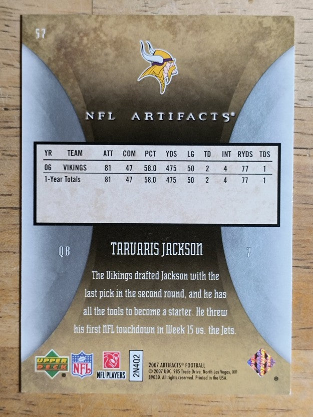 2007 Artifacts #57 Tarvaris Jackson