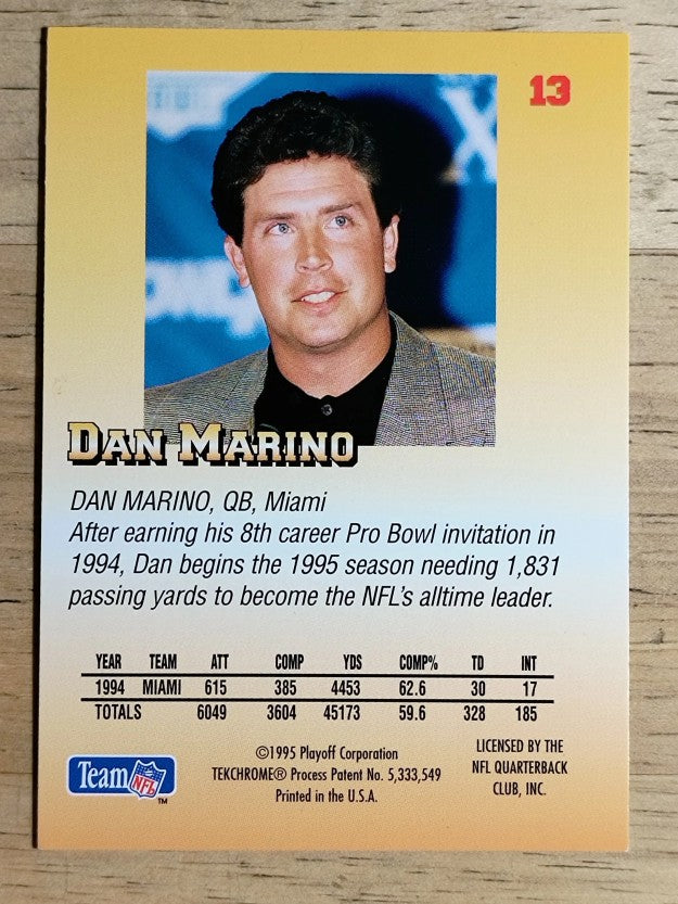 1995 Playoff Prime #13 Dan Marino