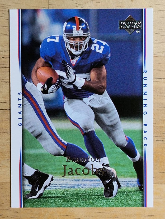 2007 Upper Deck #128 Brandon Jacobs