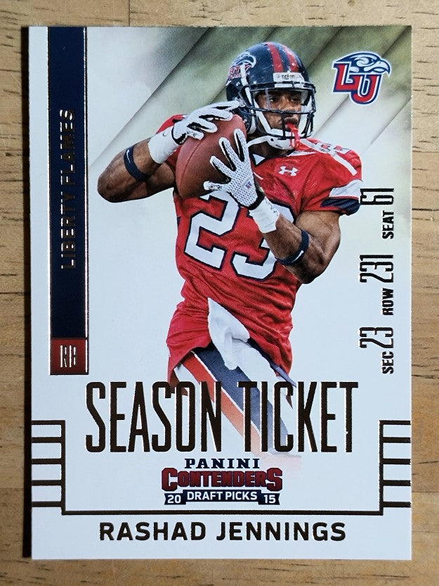 2015 Panini Contenders Draft Picks #84 Rashad Jennings