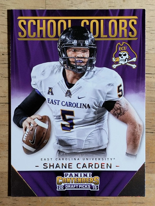 2015 Panini Contenders Draft Picks School Colors #5 Shane Carden