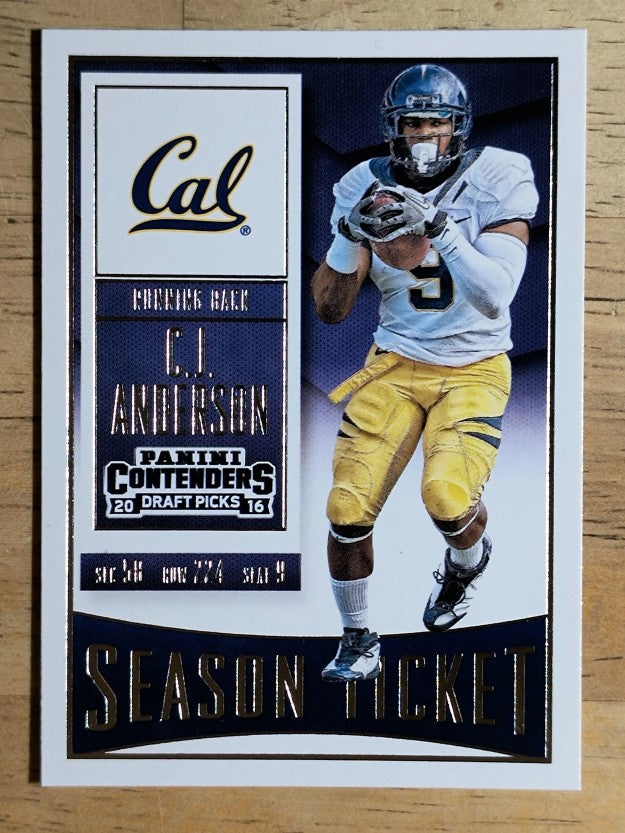 2016 Panini Contenders Draft Picks #15 C.J. Anderson