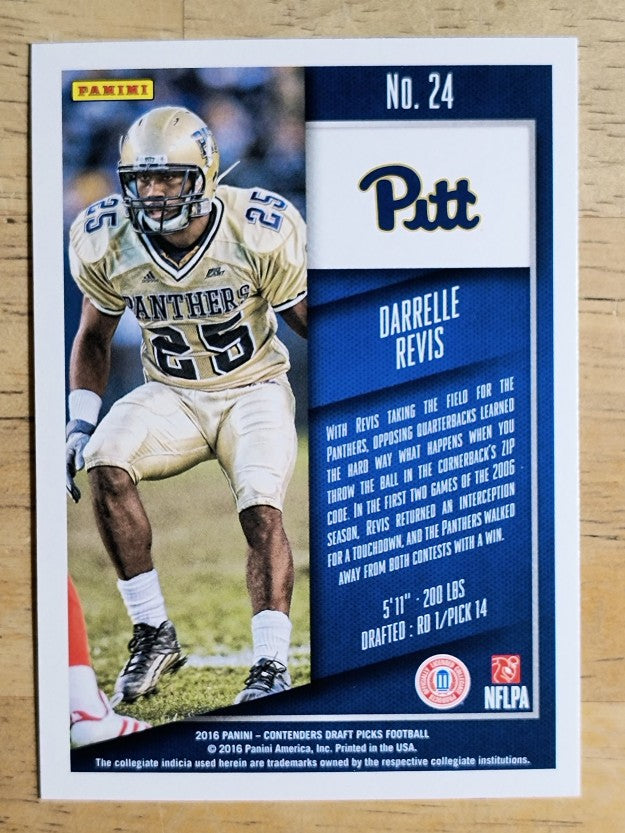 2016 Panini Contenders Draft Picks #24 Darrelle Revis