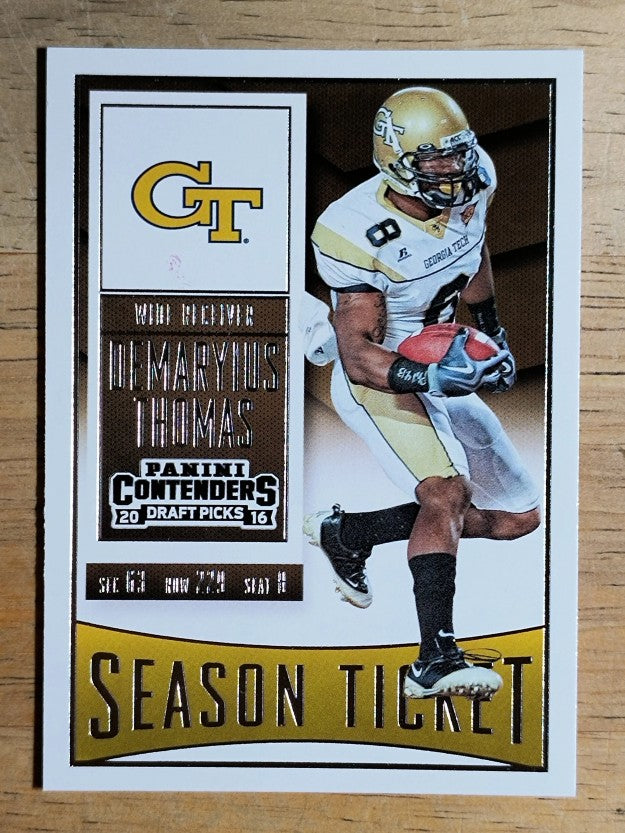 2016 Panini Contenders Draft Picks #28 Demaryius Thomas