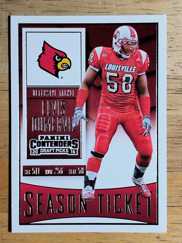 2016 Panini Contenders Draft Picks #38 Elvis Dumervil