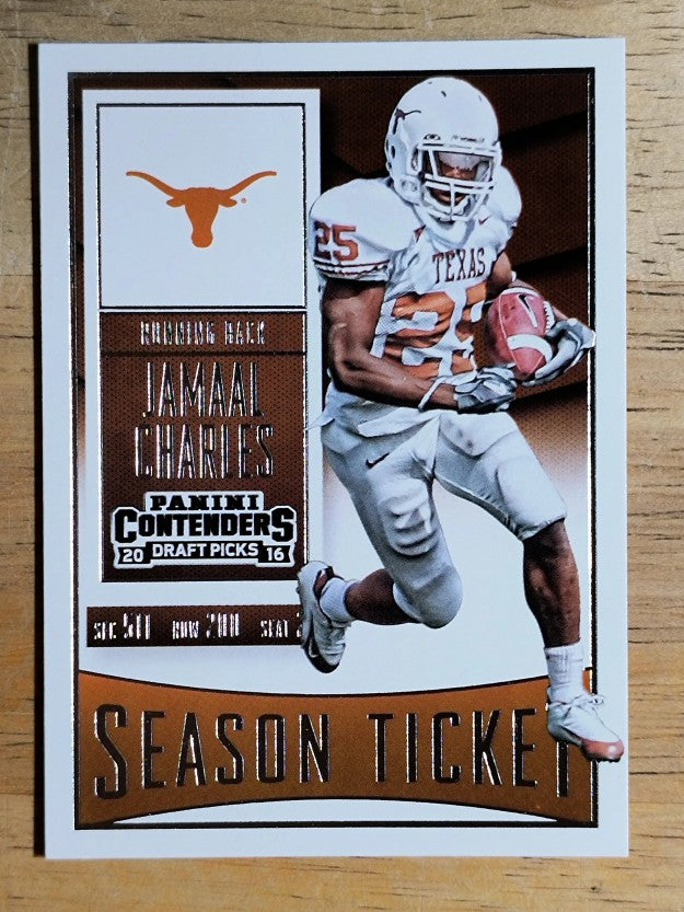 2016 Panini Contenders Draft Picks #44 Jamaal Charles
