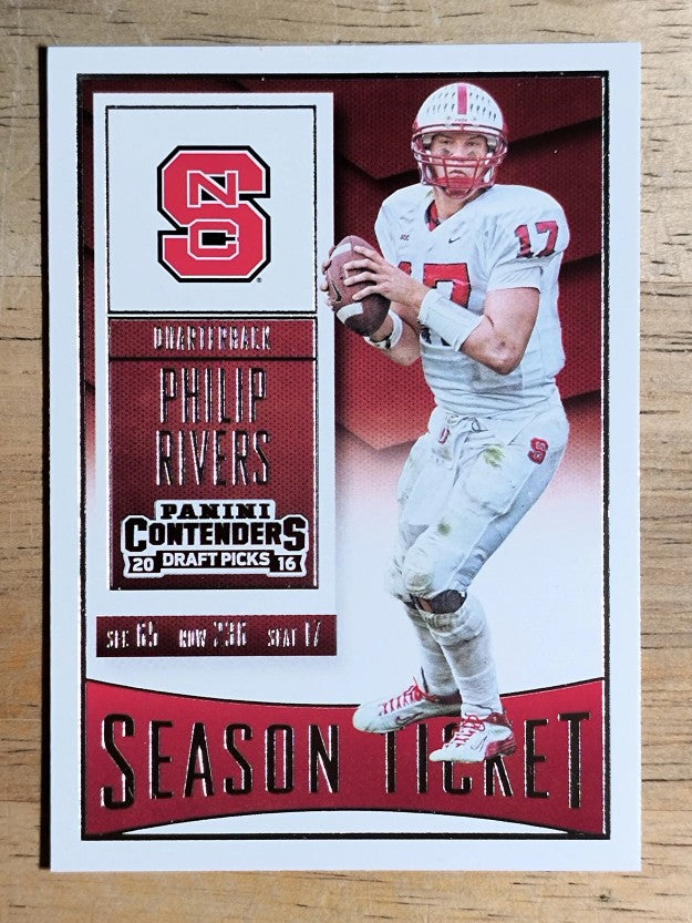 2016 Panini Contenders Draft Picks #82 Philip Rivers